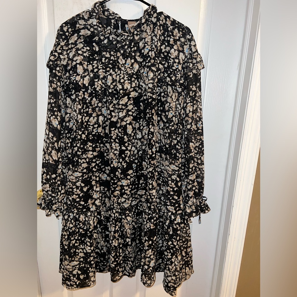 BOSS - Denada Ruffled Dress - US Size 4 - Picture 4 of 6